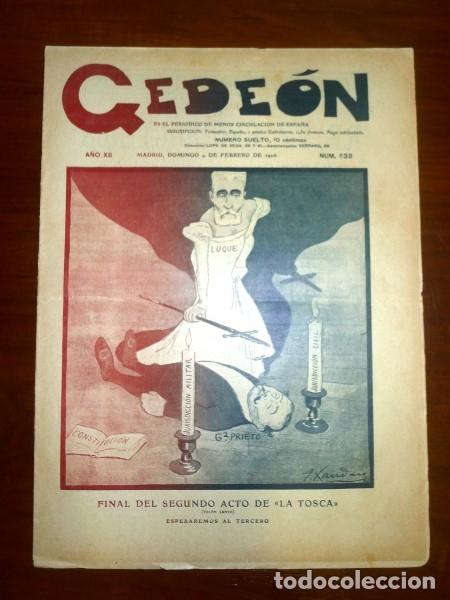 Colecionismo de Revistas e Jornais: GEDE&Oacute;N. A&ntilde;o XII ; Madrid, Domingo 4 de febrero de 1906 ; N&uacute;m. 532