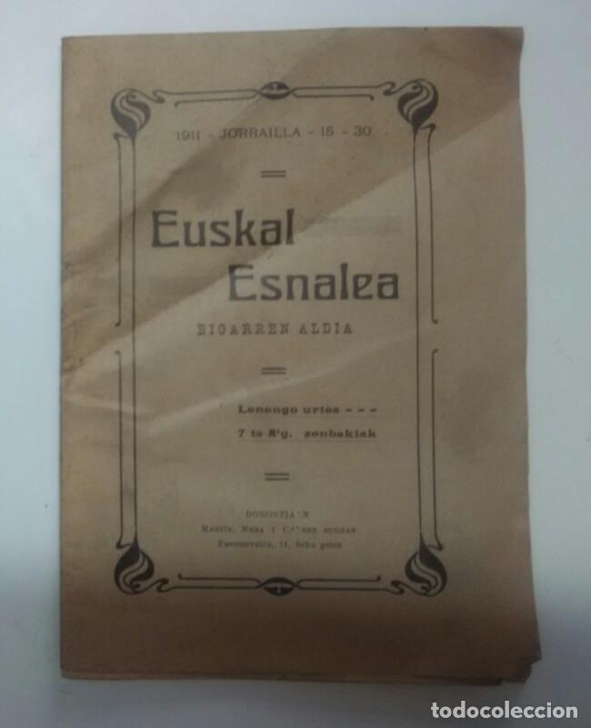 Collection Magazines and Newspapers: Revista Euskal esnalea 1911