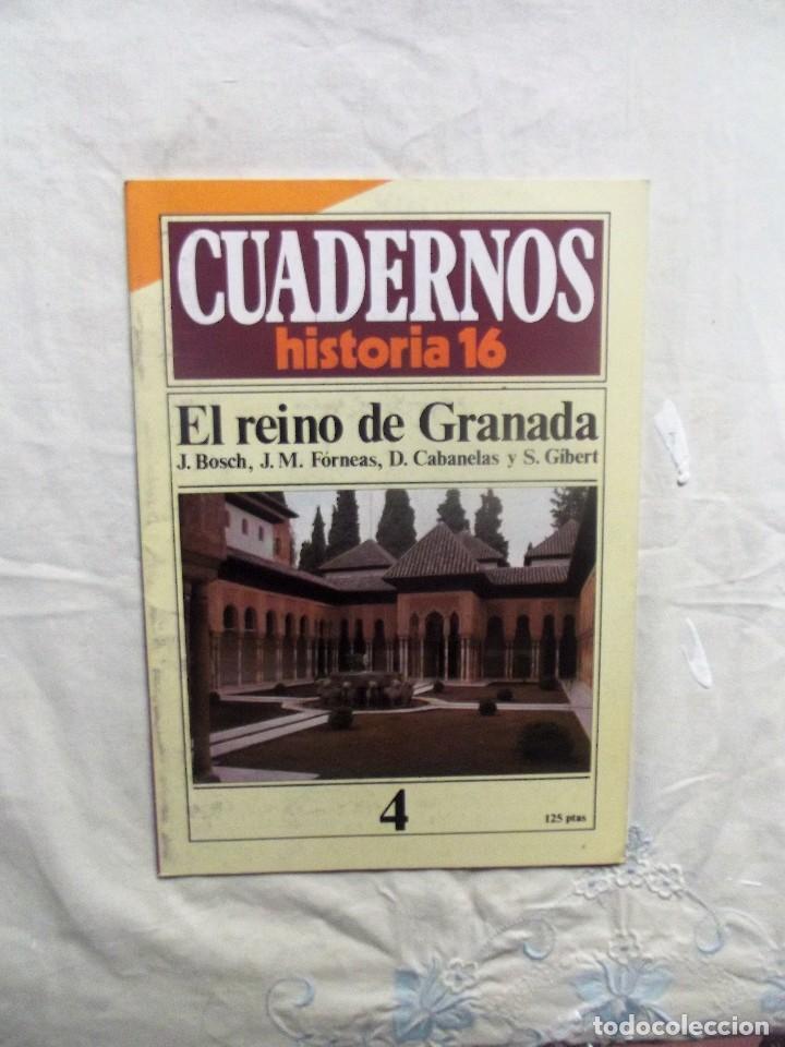 Collezionismo di Riviste e Giornali: CUADERNOS DE HISTORIA 16 EL REINO DE GRANADA N&ordm; 4