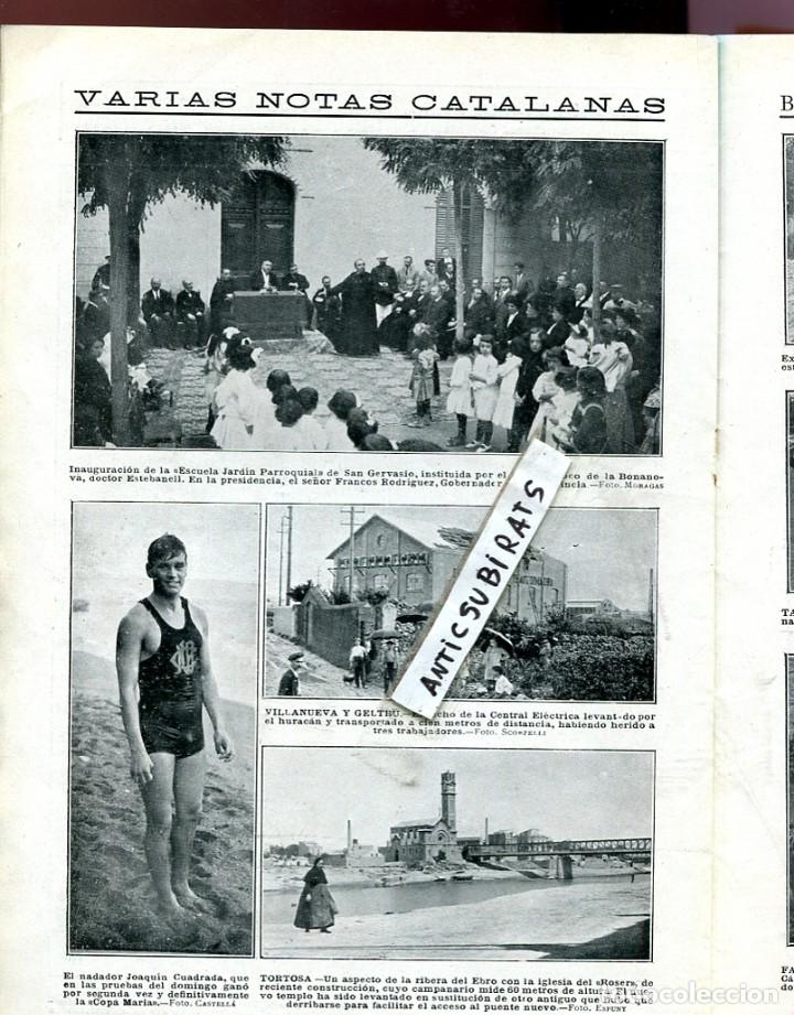Sammeln von Zeitschriften und Zeitungen: REVISTA A&Ntilde;O 1913 CENTRAL ELECTRICA DE VILANOVA PUENTE DE TORTOSA CASA DEL PUEBLO DE MAO FALSET