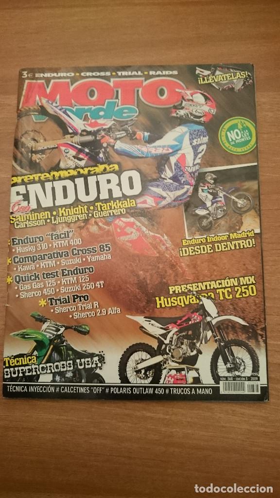 Coleccionismo de Revistas y Peri&oacute;dicos: REVISTA MOTO VERDE , N&ordm; 368-2009