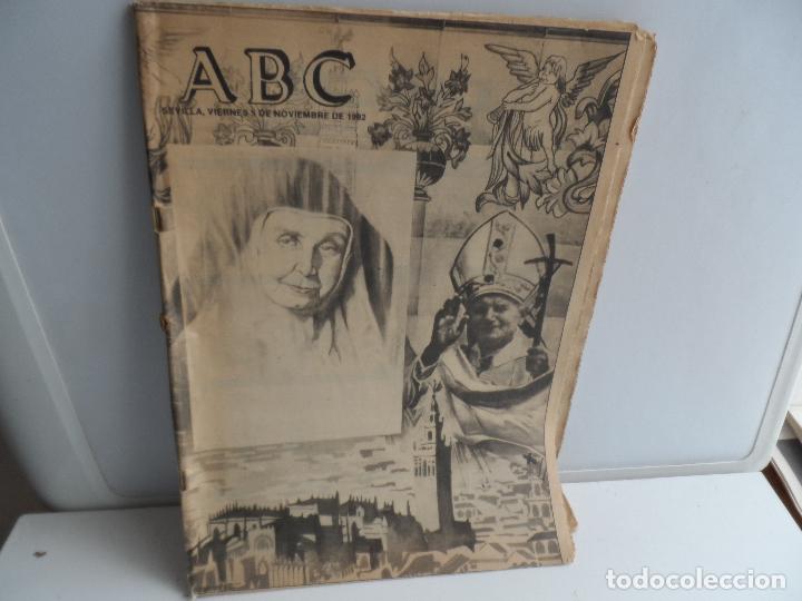 Coleccionismo de Revistas y Peri&oacute;dicos: ABC VIERNES  5 NOVIEMBRE 1982  HOY SUBE A LOS ALTARES SOR ANGELA DE CRUZ