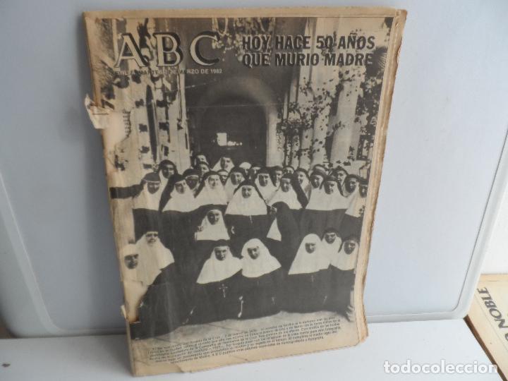 Coleccionismo de Revistas y Peri&oacute;dicos: ABC 02-MARZO DE 1982 HOY HACE 50 A&Ntilde;OS QUE MURIO MADRE