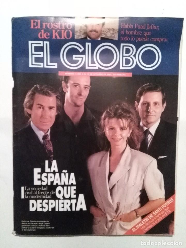 Coleccionismo de revistas y peri&oacute;dicos: EL GLOBO N&ordm; 1. ETA SANTI POTROS. LAS CASAS DE GAUDI. KIO HUAD JAFFAR. LE CORBUSIER