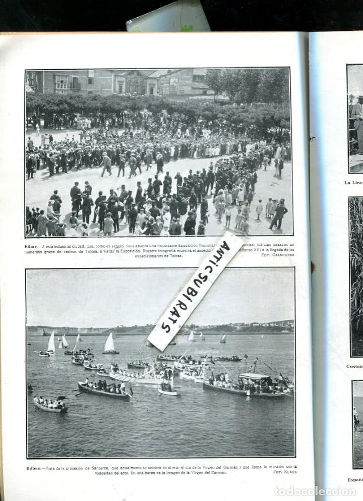 Collection Magazines and Newspapers: REVISTA 1914 EIBAR SANTURCE MEJCO LA LINEA GIBRALTAR MUJERES PRIMERA GUERRA MUNDIAL RIF MARRUECOS