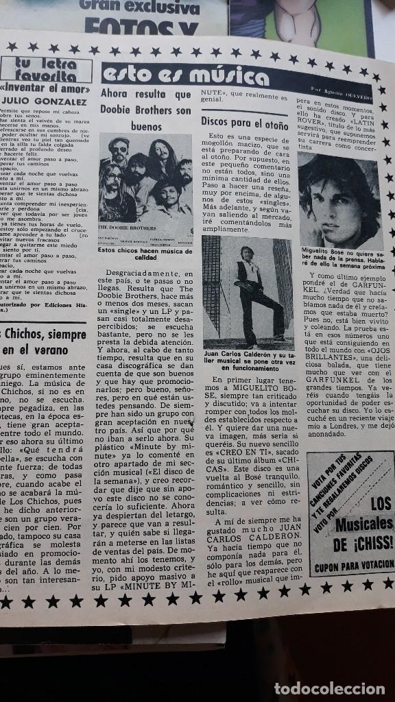 Coleccionismo de Revistas y Peri&oacute;dicos: doobie brothers  miguel bose juan carlos calderon