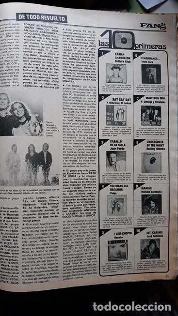 Coleccionismo de Revistas y Peri&oacute;dicos: ana belen victor manuel rolling stones video victimas del desamor irene cara michael sembello maniac