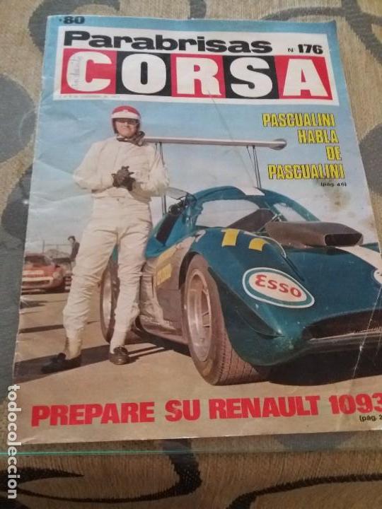 Coleccionismo de Revistas y Peri&oacute;dicos: Revista de coches de carreras PARABRISAS CORSA a&ntilde;o 1969 ARGENTINA Renault 1093 Pascualini