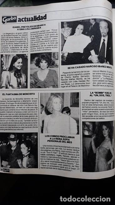Coleccionismo de Revistas y Peri&oacute;dicos: narciso iba&ntilde;ez menta gina lollobrigida isabel preysler la bombi del un dos tres 1 2 3 la reina sofia