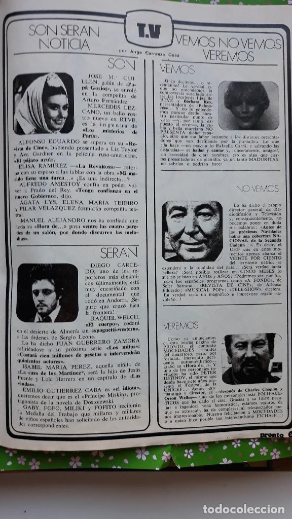 Coleccionismo de revistas y peri&oacute;dicos: mercedes lezcano emilio gutierrez caba peter ustinov barbara rey