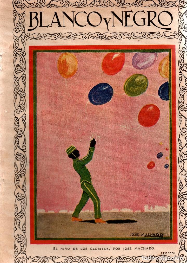 Coleccionismo de revistas y peri&oacute;dicos: REVISTA BLANCO Y NEGRO N&ordm; 1957. MADRID, 18 DE NOVIEMBRE DE 1928. VER ART&Iacute;CULOS: