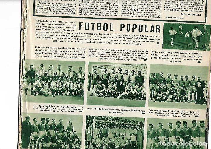 Collectionnisme de Revues et Journaux: &Ntilde;O 1947 FUTBOL POPULAR DOS HERMANAS AMANIEL SAN MARTIN CAMPOBADAL SATURNO TOROS SALTO DE LA GARROCHA