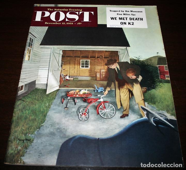 Collezionismo di Riviste e Giornali: REVISTA - THE SATURDAY EVENING POST - 12/DICIEMBRE/1953 - ILUSTRADOR PORTADA: GEORGE HUGHES