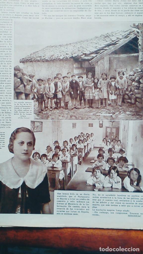 Coleccionismo de revistas y peri&oacute;dicos: ESCUELA DE SEL DE LA CARRARERA SANTANDER MAESTRAS DE PUEBLO REVISTA A&Ntilde;O 1934