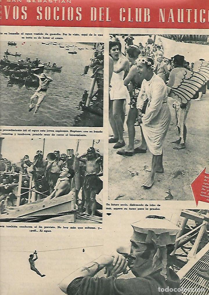 Collezionismo di Riviste e Giornali: A&Ntilde;O 1946 BAUTISMO SOCIOS CLUB NAUTICO SAN SEBASTIAN DEPORTES BICICLETA CROSS COUNTRY GOUSSEAU ALTAMS