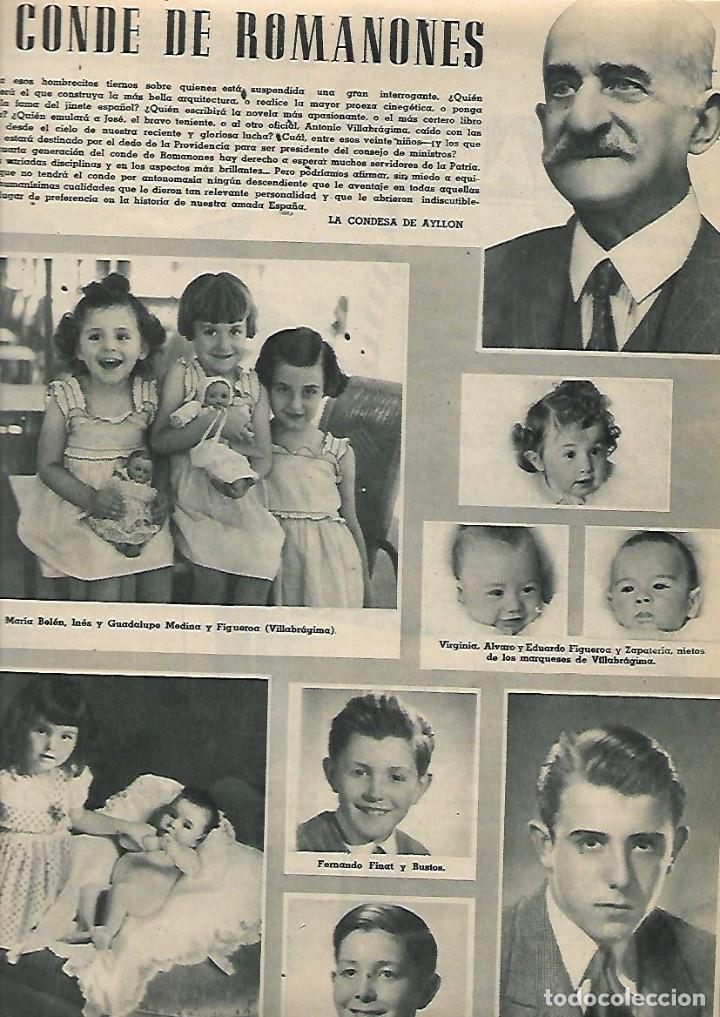 Coleccionismo de revistas y peri&oacute;dicos: A&Ntilde;O 1946 TOROS TORERO DOMINGO ORTEGA LUNA DE MIEL 20 BISNIETOS CONDE ROMANONES DETICHLOR SAN MARINO