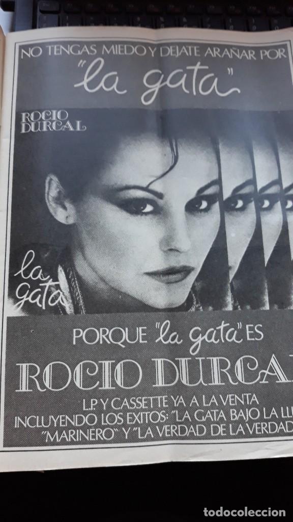 Coleccionismo de Revistas y Peri&oacute;dicos: anuncio rocio durcal la gata