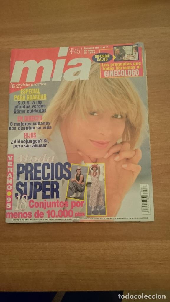 Coleccionismo de Revistas y Peri&oacute;dicos: REVISTA MIA -N&ordm; 451-SEMANA DE 1AL 7 DE MAYO DE 1995-