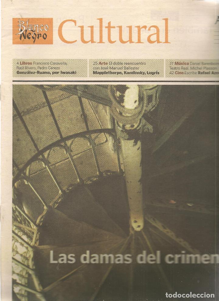 Coleccionismo de revistas y peri&oacute;dicos: BLANCO Y NEGRO. ABC. CULTURAL. N&ordm; 597. LAS DAMAS DEL CRIMEN. 5 JULIO 2003. (RF.MA)ST/B2