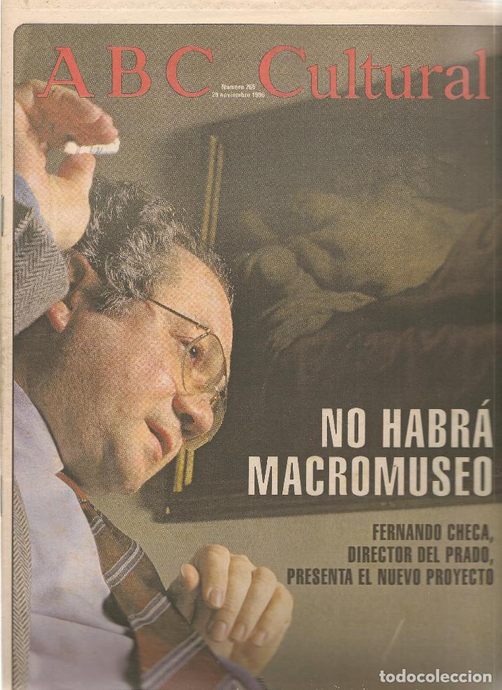 Coleccionismo de revistas y peri&oacute;dicos: ABC CULTURAL. N&ordm; 265. FERNANDO CHECA. 29 NOVIEMBRE 1996.  (RF.MA)ST/B2