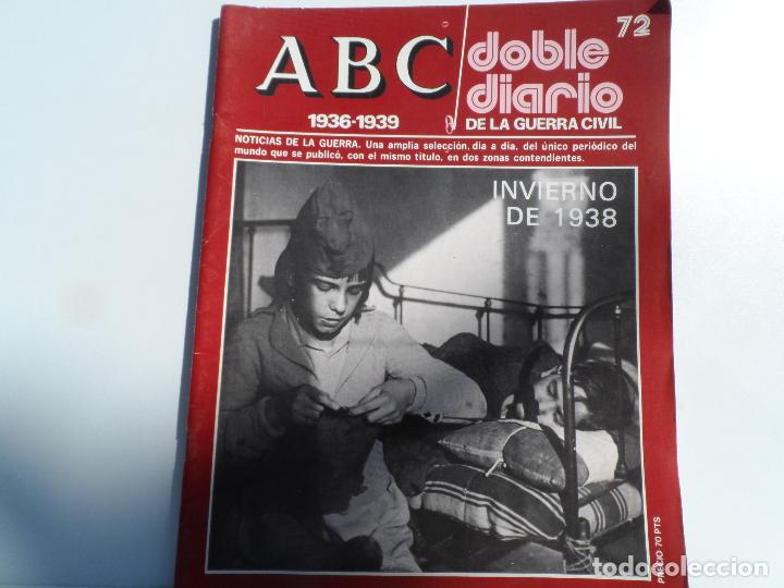 Coleccionismo de Revistas y Peri&oacute;dicos: ABC DOBLE DIARIO DE LA GUERRA CIVIL  1936-1939  N&ordm; 72 INVIERNO DEL 1938