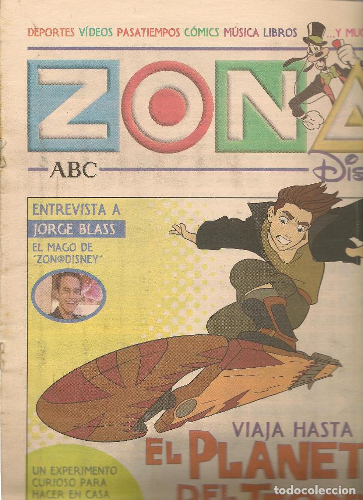 Coleccionismo de revistas y peri&oacute;dicos: REVISTA: ABC ZONA. N&ordm; 41. PASATIEMPOS, CONCURSOS.. EL PLANETA DEL TESERO. 1 DCBRE 2002. (RF.MA)ST/B2