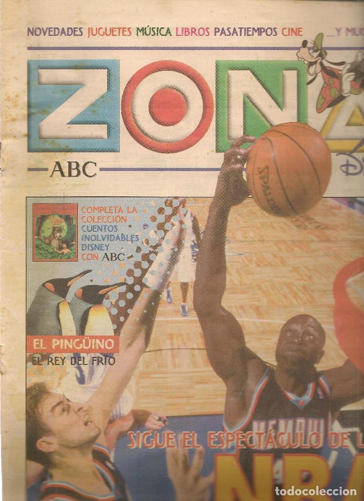 Coleccionismo de revistas y peri&oacute;dicos: REVISTA: ABC ZONA. N&ordm; 39. PASATIEMPOS, CONCURSOS... NBA. 17 NVBRE 2002. (RF.MA)ST/B2