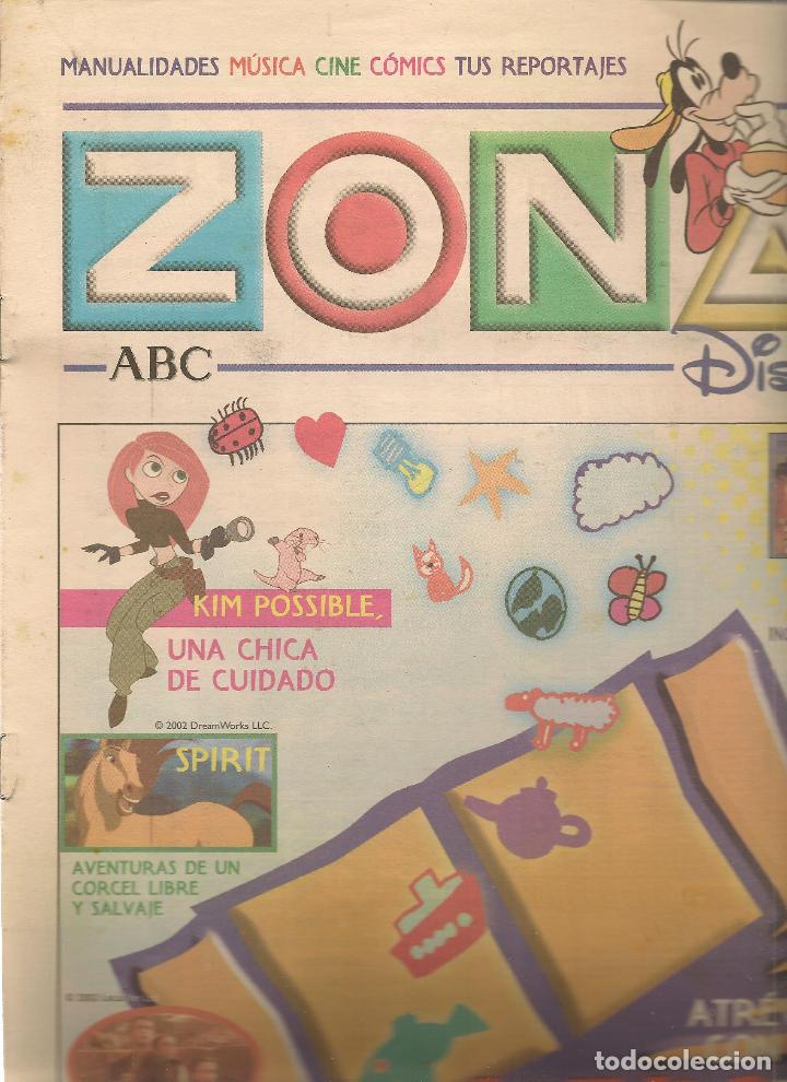 Coleccionismo de revistas y peri&oacute;dicos: REVISTA: ABC ZONA. N&ordm; 38. PASATIEMPOS, CONCURSOS... LIBROS. 10 NVBRE 2002. (RF.MA)ST/B2