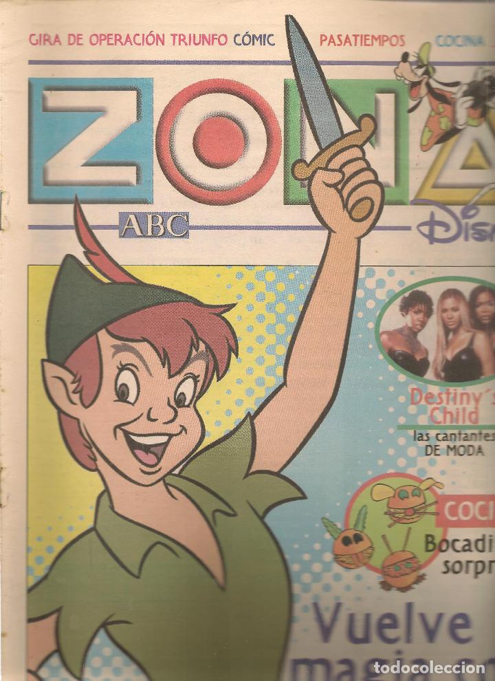 Coleccionismo de Revistas y Peri&oacute;dicos: REVISTA: ABC ZONA. N&ordm; 3. PASATIEMPOS, CONCURSOS...., PETER PAN II. 10 MARZO 2002. (RF.MA)ST/B2