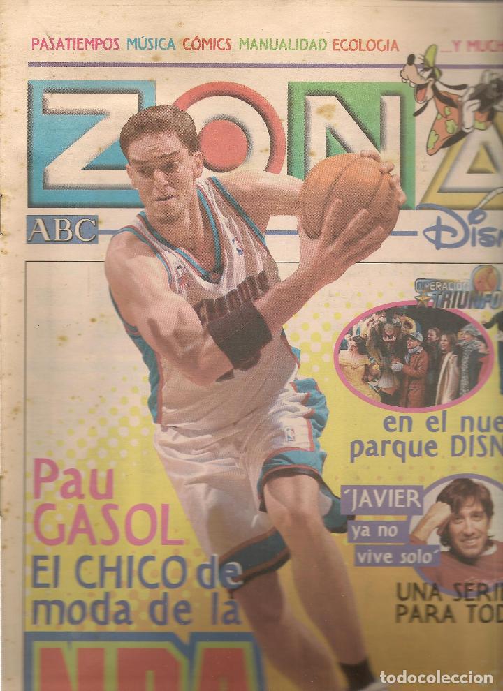Coleccionismo de revistas y peri&oacute;dicos: REVISTA: ABC ZONA. N&ordm; 2. PAU GASOL. 3 MARZO 2002. (RF.MA)ST/B2