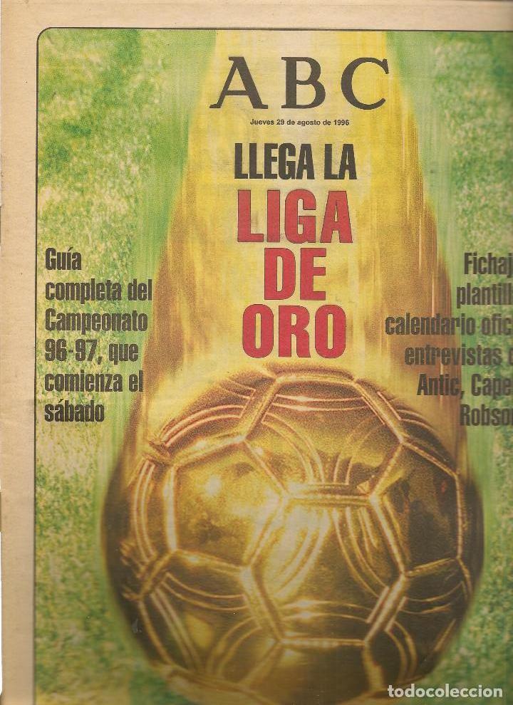 Coleccionismo de revistas y peri&oacute;dicos: REVISTA: ABC. LLEGA LA LIGA DE ORO. 29 AGOSTO 1996.  (RF.MA)ST/B2