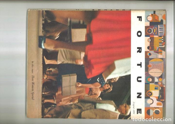 Colecionismo de Revistas e Jornais: FORTUNE AUGUST 1956.