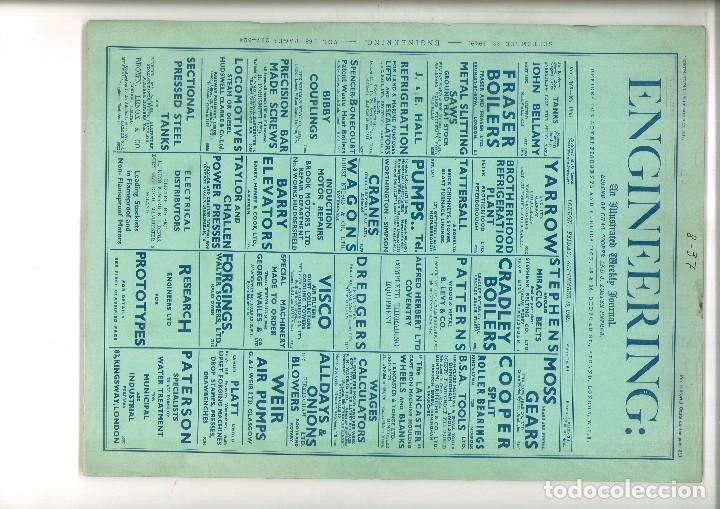 Collectionnisme de Revues et Journaux: ENGINEERING: AN ILLUSTRATED WEEKLY JOURNAL. SEPTEMBER 23, 1949.