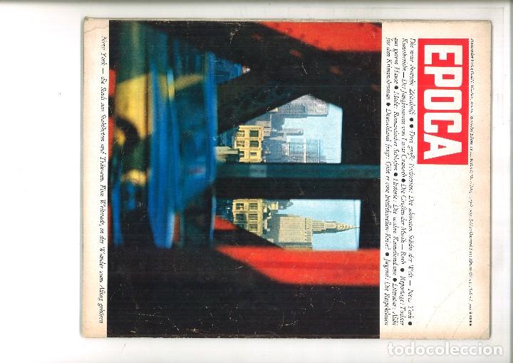 Colecionismo de Revistas e Jornais: EPOCA. Nr. 2. 1, APRIL 1963. (EDICI&Oacute;N ALEMANA).