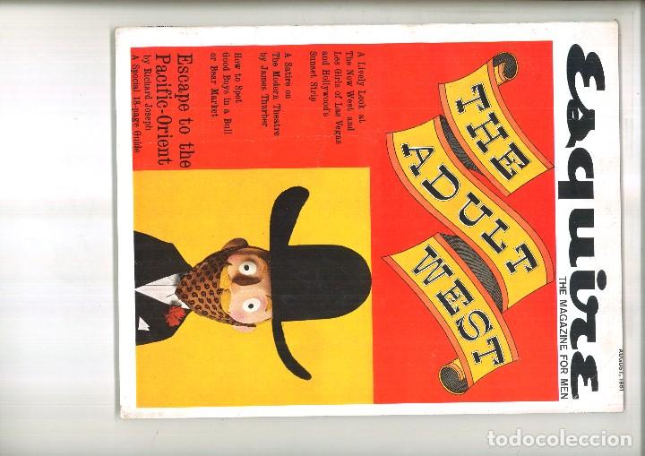 Collectionnisme de Revues et Journaux: ESQUIRE THE MAGAZINE FOR MEN. AUGUST, 1961