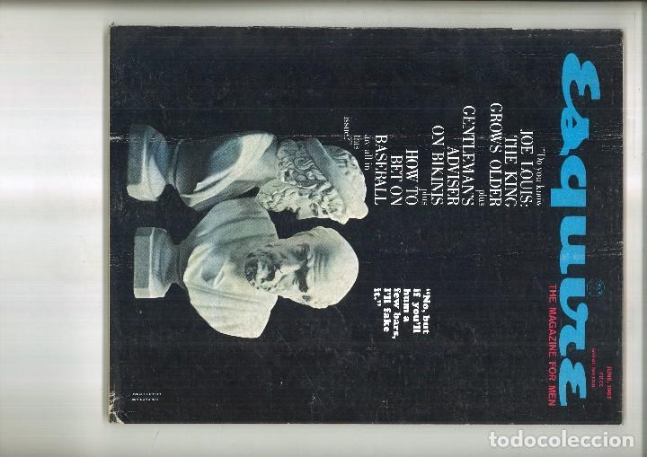 Collection Magazines and Newspapers: ESQUIRE THE MAGAZINE FOR MEN. JUNE, 1962