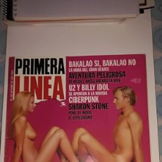 Coleccionismo de Revistas y Periódicos: REVISTA PRIMERA LINEA Nº 102 - BAKALAO U2 BILLY IDOL CYBERPUNK SHARON STONE. Lote 110711227