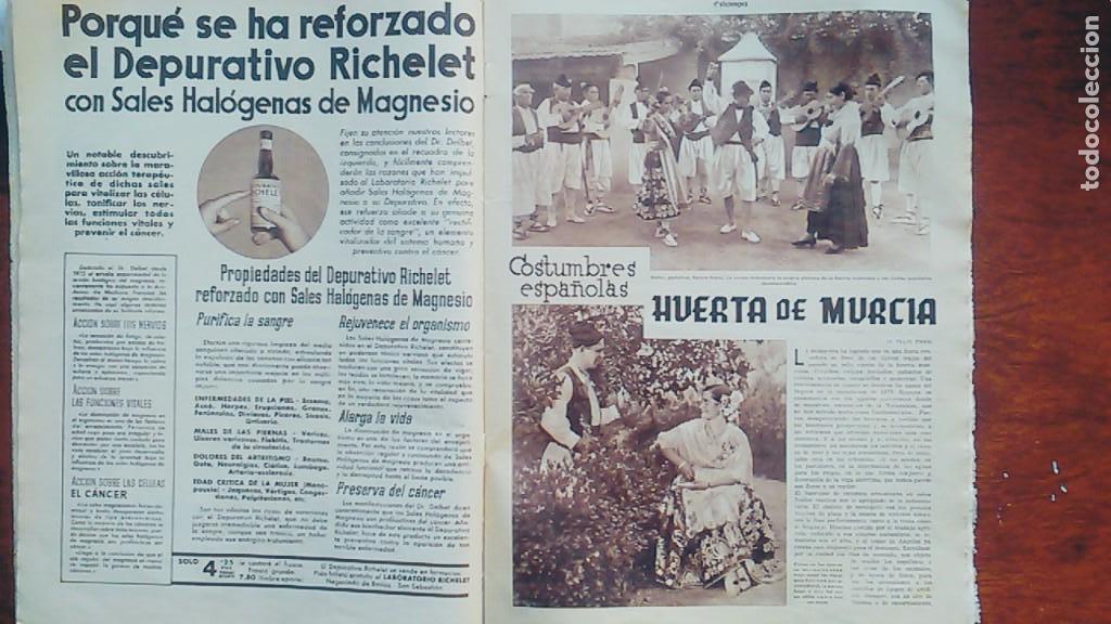 Coleccionismo de revistas y peri&oacute;dicos: VILLARUBIA DE SANTIAGO TOLEDO PELELE MANTEO 3 HOJAS REVISTA A&Ntilde;O 1936