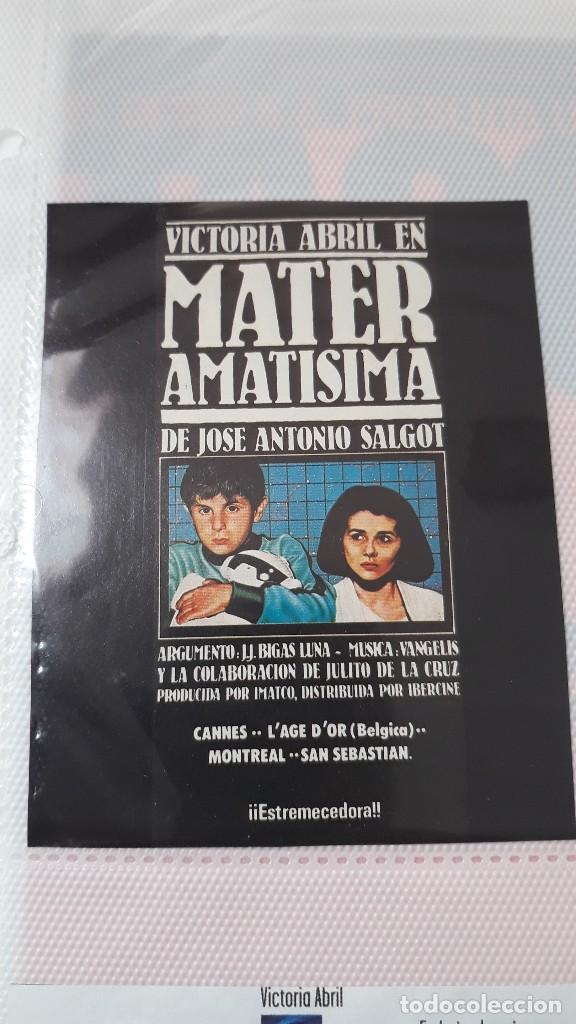 Coleccionismo de revistas y peri&oacute;dicos: victoria abril