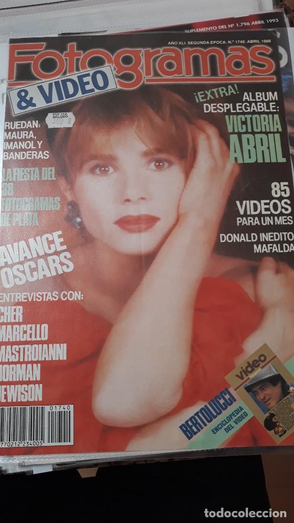 Coleccionismo de revistas y peri&oacute;dicos: victoria abril