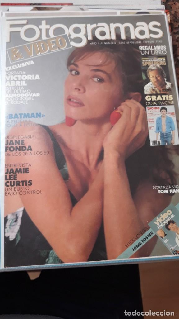 Coleccionismo de revistas y peri&oacute;dicos: victoria abril