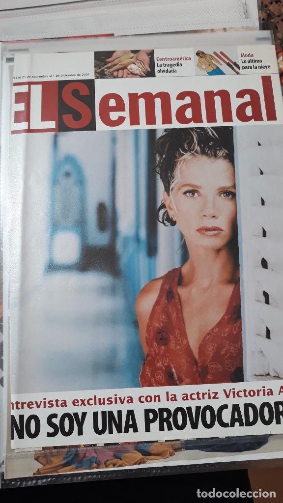 Coleccionismo de revistas y peri&oacute;dicos: victoria abril