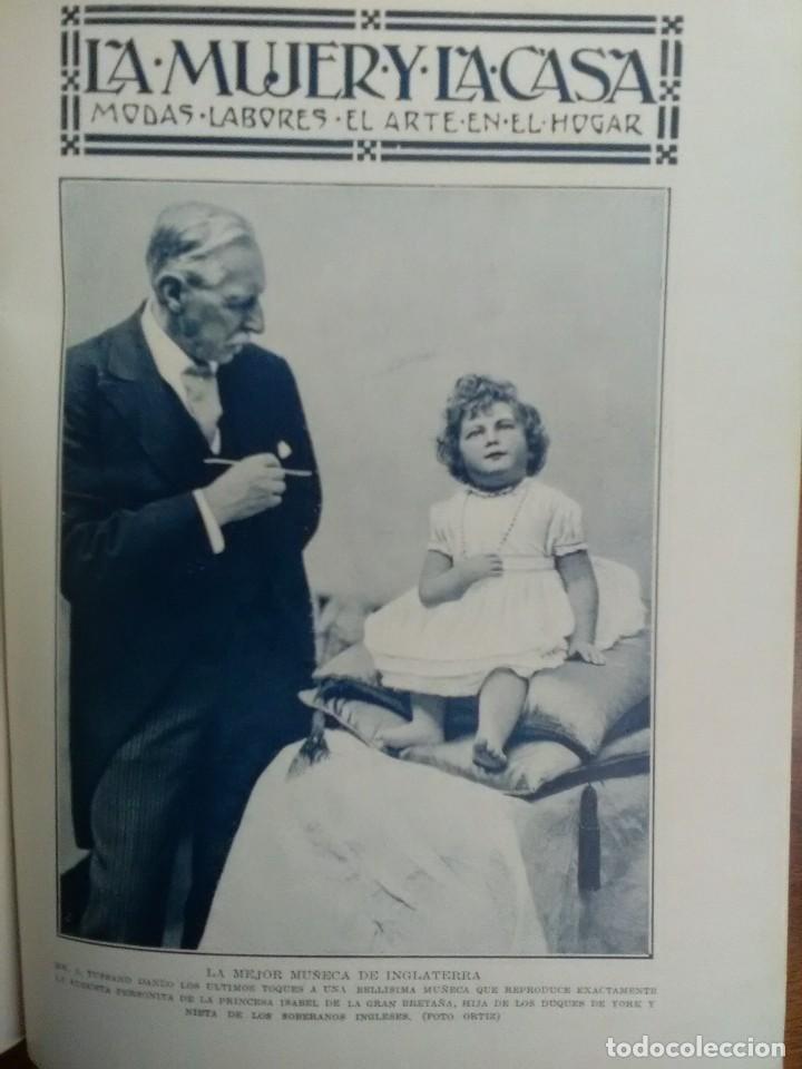 Colecionismo de Revistas e Jornais: LA MEJOR MU&Ntilde;ECA DE INGLATERRA.HOJA REVISTA A&Ntilde;O 1928