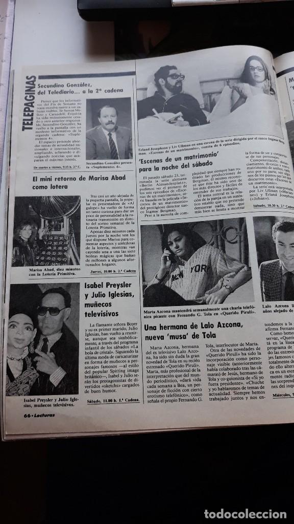 Coleccionismo de Revistas y Peri&oacute;dicos: liv ullman ullmann lalo marta azcona marisa abad isabel preysler julio iglesias