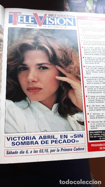 Coleccionismo de revistas y peri&oacute;dicos: victoria abril