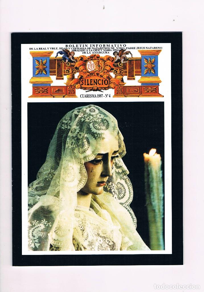 Collectionnisme de Revues et Journaux: BOLETIN INFORMATIVO HERMANDAD DEL SILENCIO ECIJA 1997 SEMANA SANTA **