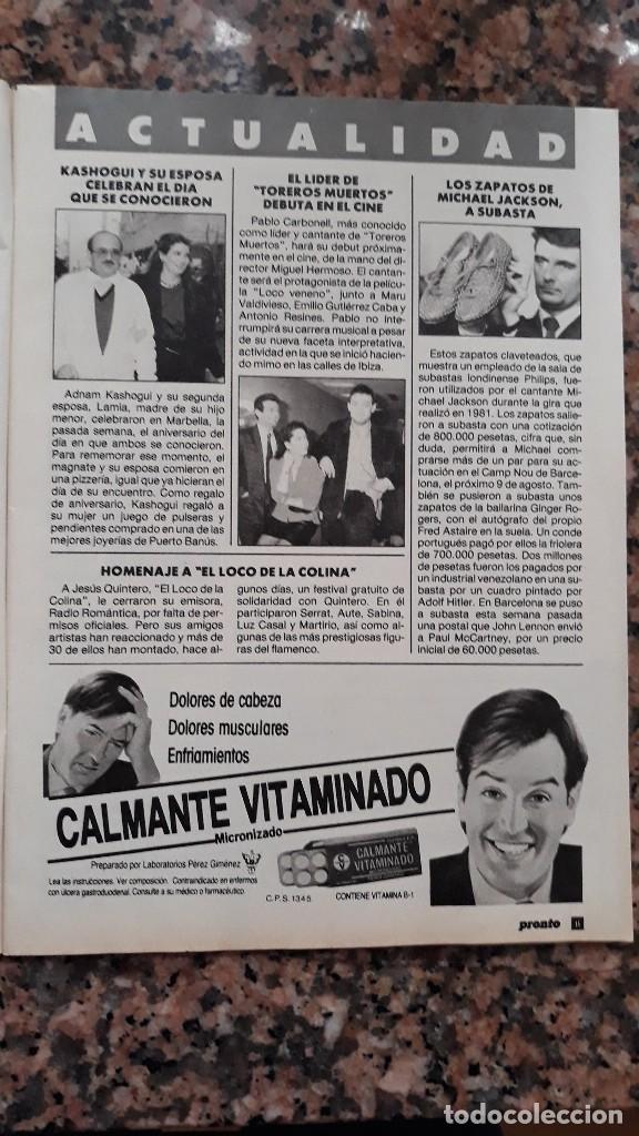 Coleccionismo de Revistas y Peri&oacute;dicos: CALMANTE VITAMINADO PABLO CARBONEL TOREROS MUERTOS MICHAEL JACKSON KHASHOGGI