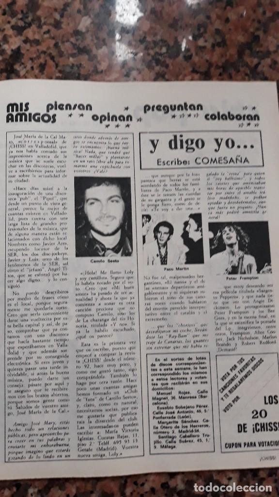 Collectionnisme de Revues et Journaux: CAMILO SESTO PACO MARTIN