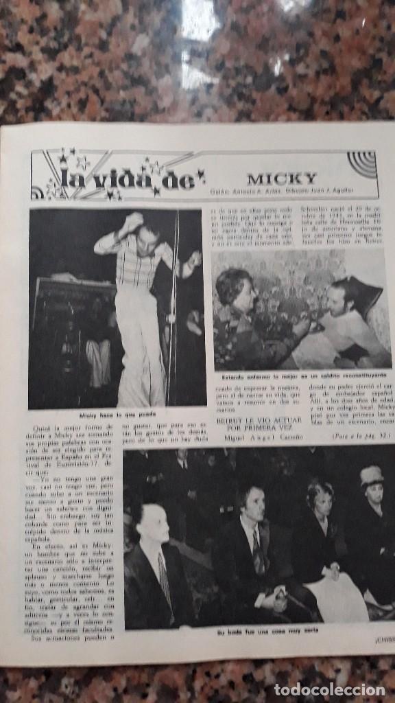 Coleccionismo de Revistas y Peri&oacute;dicos: LA VIDA DE MICKY MIKY CANTANTE EUROVISION