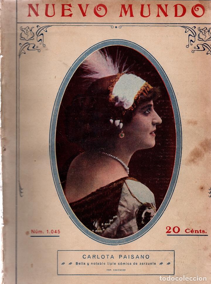 Collection Magazines and Newspapers: REVISTA ILUSTRADA NUEVO MUNDO. A&Ntilde;O XX-N&Uacute;M. 1045. JUEVES 15 DE ENERO DE 1914. VER ART&Iacute;CULOS.